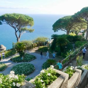 The legendary gardens of Villa Rufolo, Ravello Italy